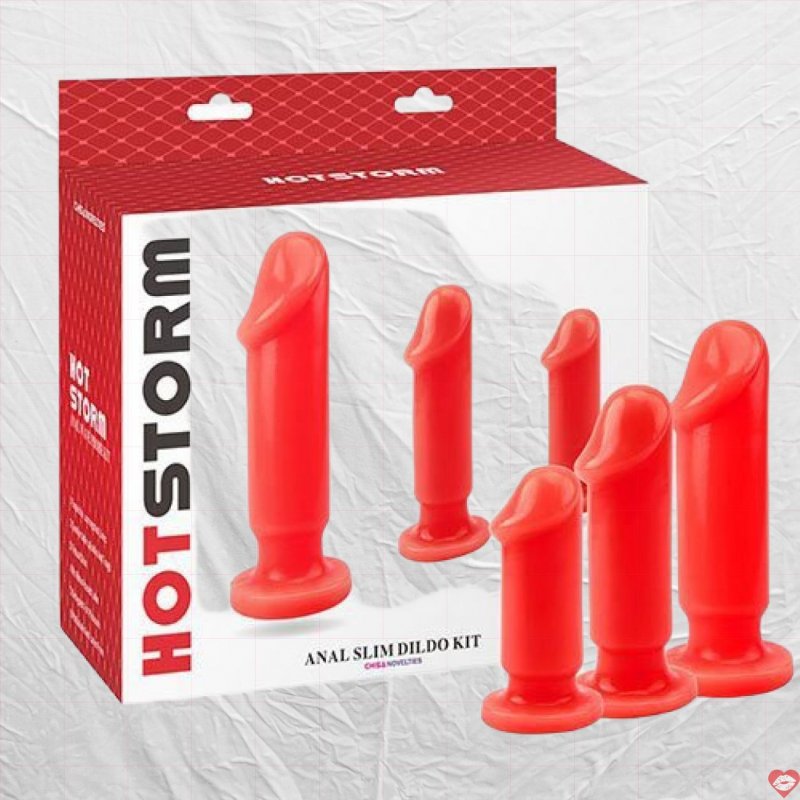 Bộ 3 đồ chơi silicon nhỏ Hot Storm kích thích hậu môn siêu đã 