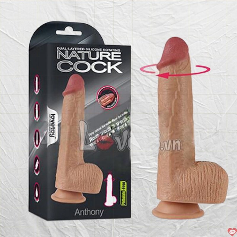 Dương Silicon Siêu Mềm Rung Ngoáy Lovetoy Anthony 