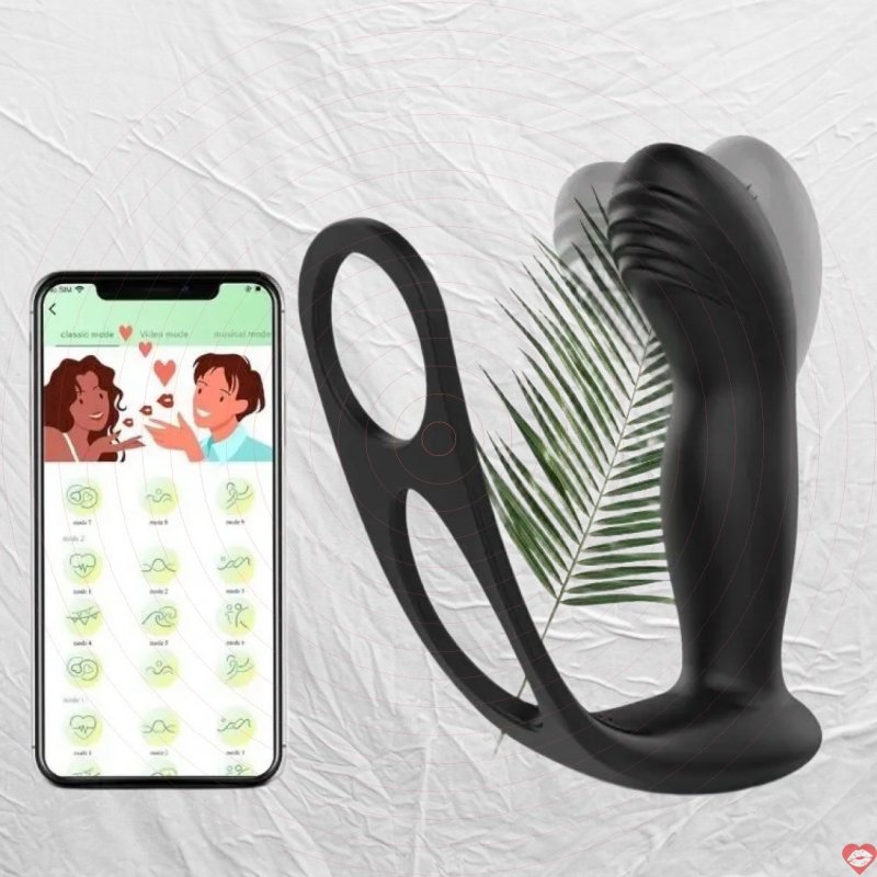 Trứng rung hậu môn nam kèm cockring Coro cực sướng siêu bền 