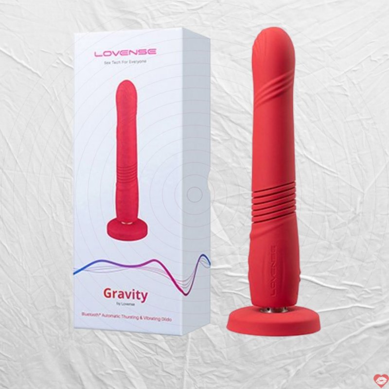 Lovense Gravity dương vật giả rung thụt tự động điều khiển app 