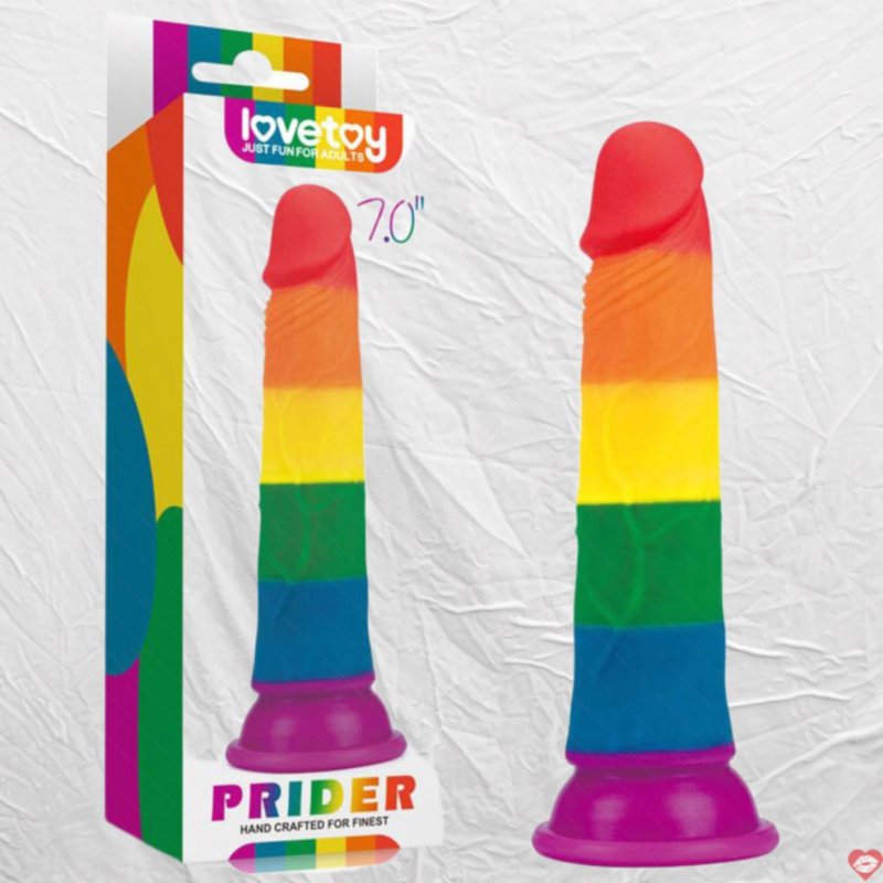 Lovetoy Prider Dương Vật Giả 7 Màu Siêu Thật Hấp Dẫn 