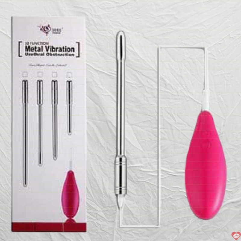 DC11B Máy rung niệu đạo cho nam bằng hợp kim với 10 kiểu rung sướng