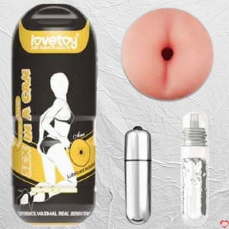 AD43A Dụng cụ thủ dâm kiểu cốc hậu môn có rung cho nam giới sướng