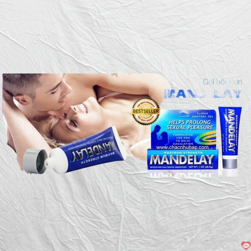 Gel bôi trơn Mandelay 2in1 Kéo Dài Thời Gian - Tăng Khoái Cảm 