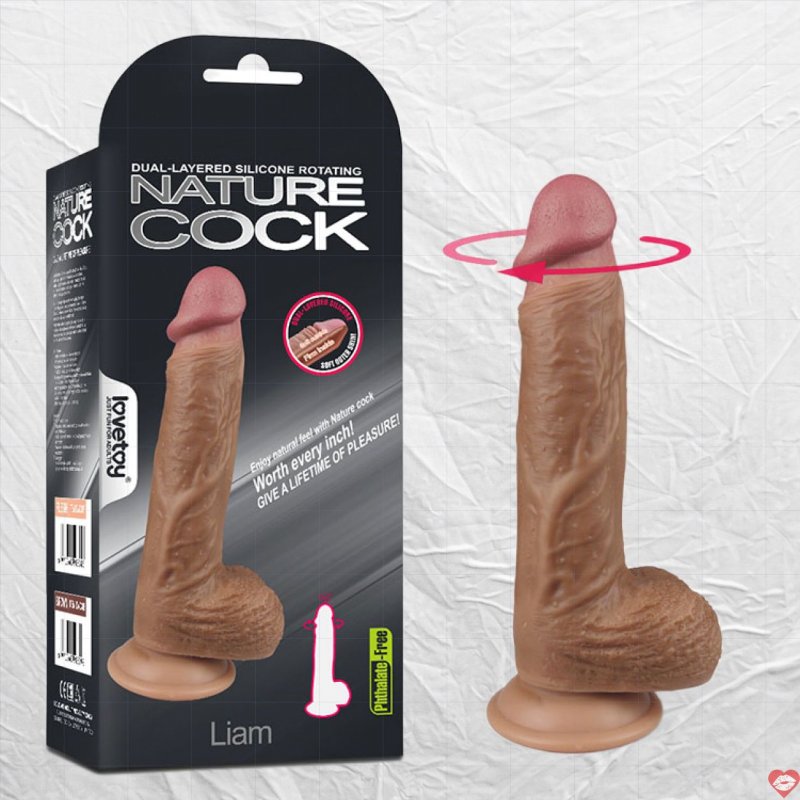 Lovetoy Nature Cock Liam siêu mềm rung mạnh cực đã cho anh em 