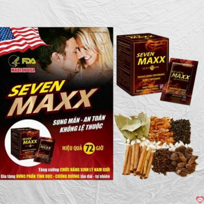 SL13 Tăng cường sinh lý nam tự nhiên Sevenmax cao cấp