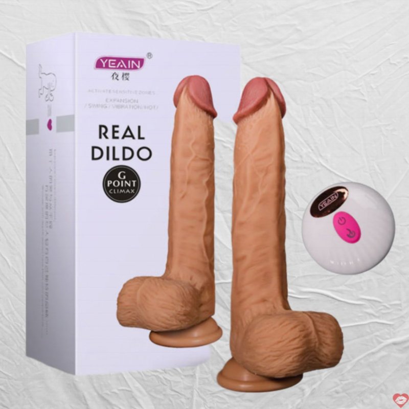 Dương Vật Giả Yeain Real Dildo Gắn Tường Điều Khiển Remote