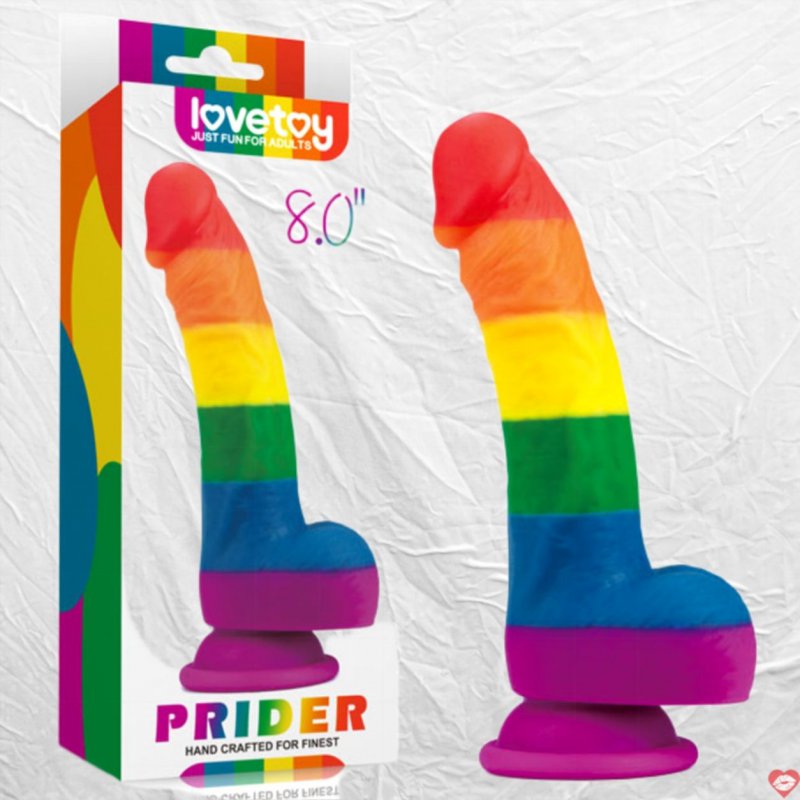 Dương Vật Giả Gắn Tường LoveToy Prider 8″