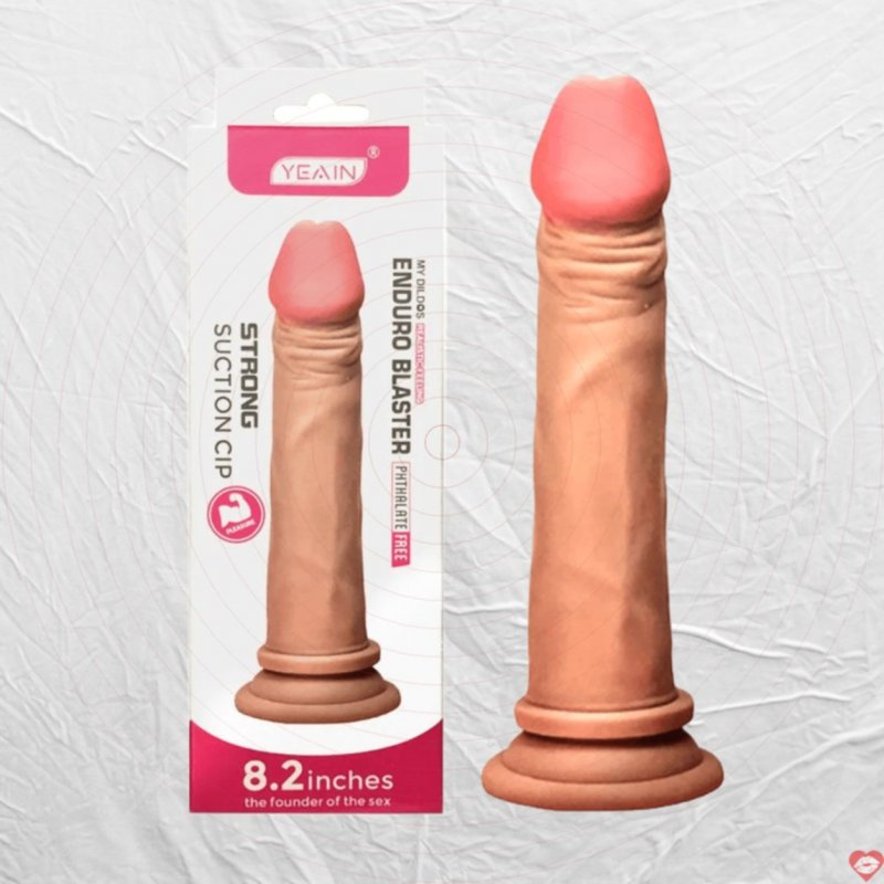 Dương Vật Giả Gắn Tường Yeain 8.2” Màu Hồng