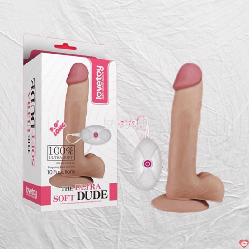Dương vật giả Lovetoy The Ultra Soft Dude 9inch siêu mềm
