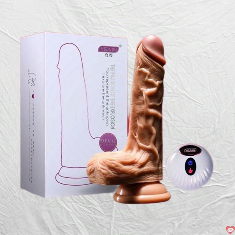 Dương vật giả Yeain Crazy Warrior 10 chế độ rung xoay có sưởi ấm
