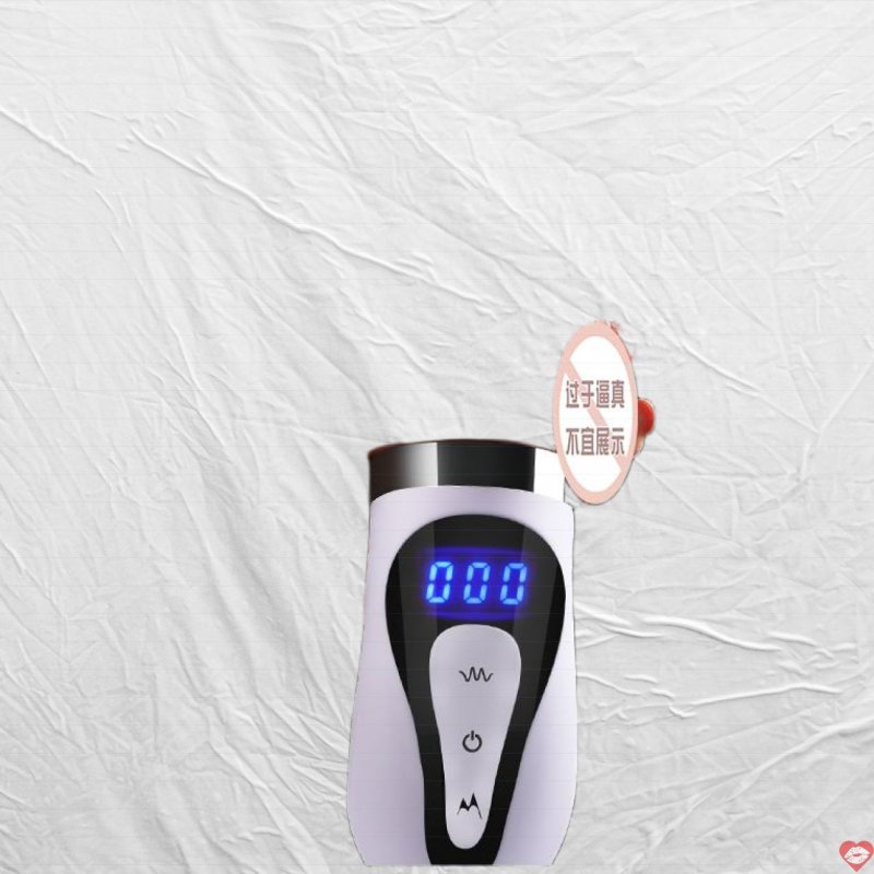 Dương vật cầm tay rung thụt màn hình LCD Ji Barbier MZ001 mềm mại.