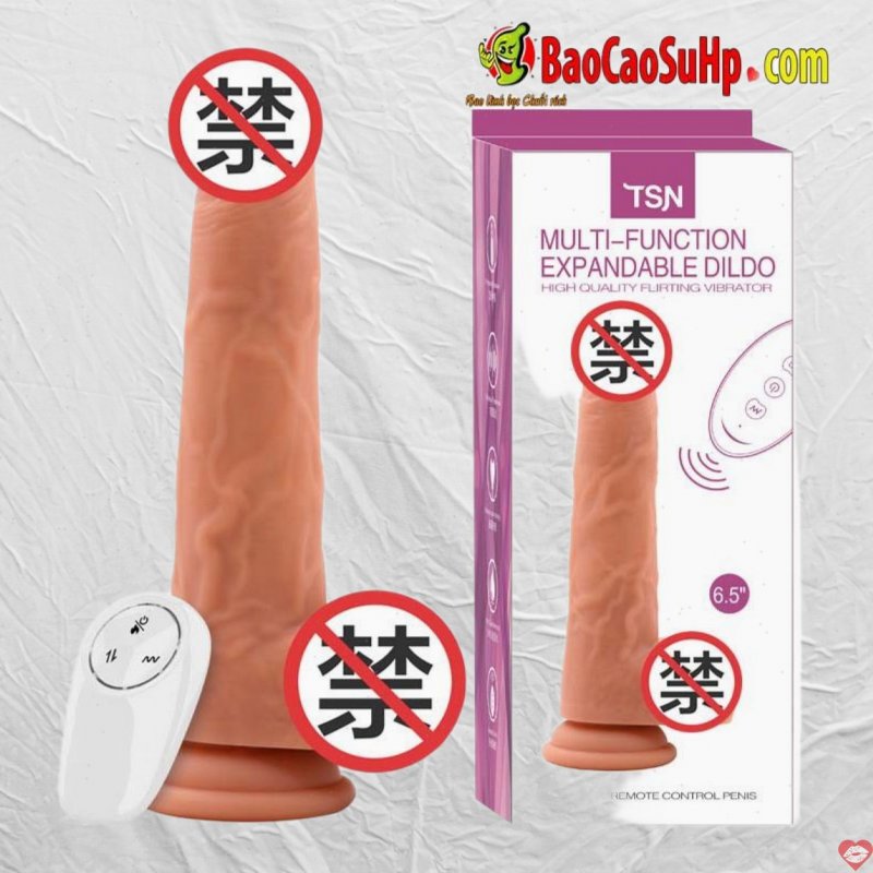 Dương vật Silicone TSN PON đóng đất thụt 7 chế độ siêu mềm mại          