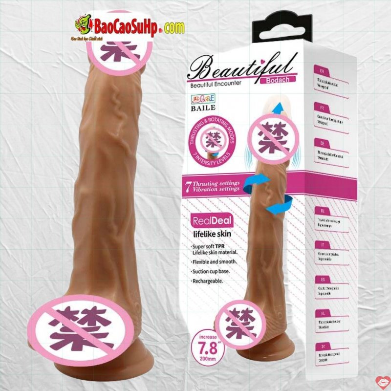 Dương vật giả đóng đất Baile rung xoay tròn thụt Bodach