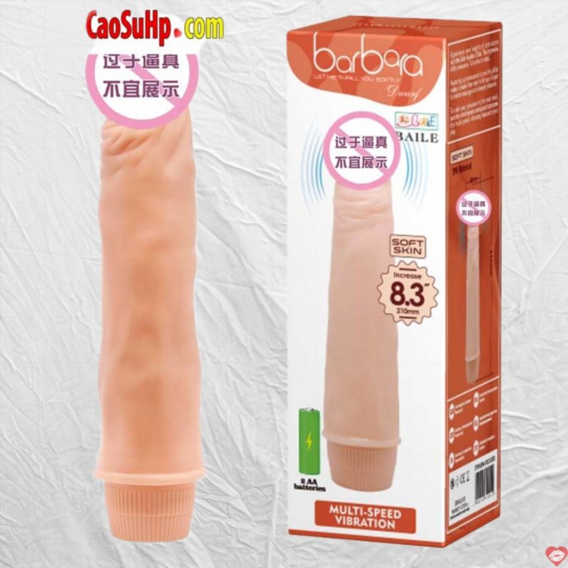 Dương vật Baile giá rẻ cầm tay Barbara Rung mềm mại màu da