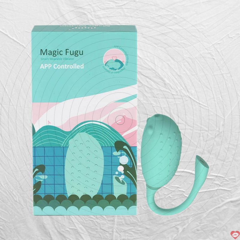 Trứng rung Magic Motion Fugu Xanh siêu mềm mại kích thích cực đỉnh 