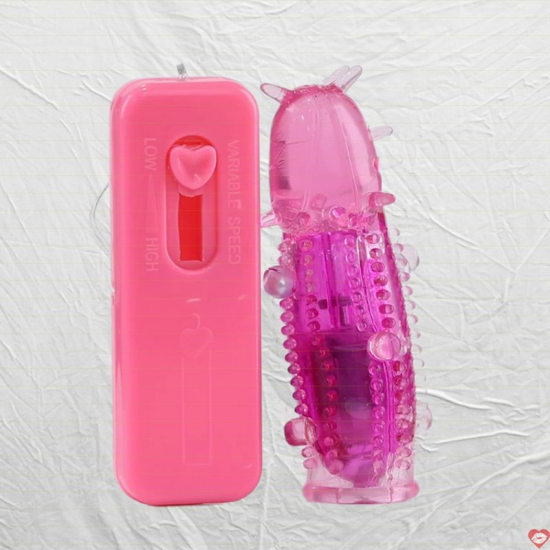 Trứng rung silicone gai mềm kích thích cực kỳ êm