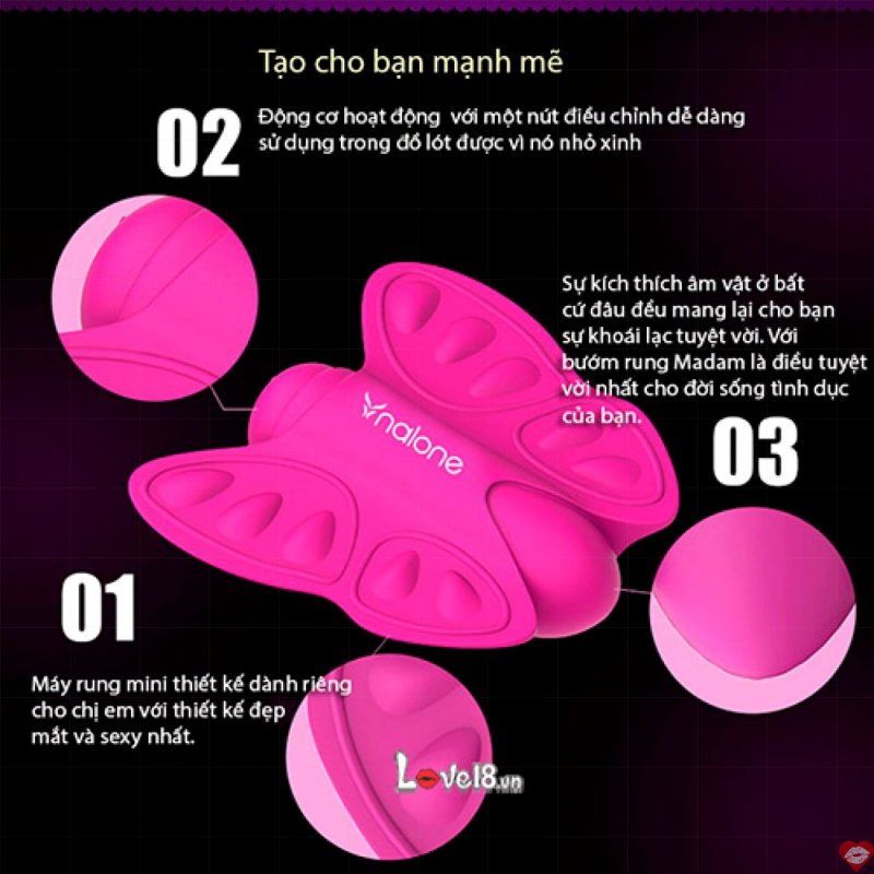 Trứng Rung Hình Bướm Nalone Madam