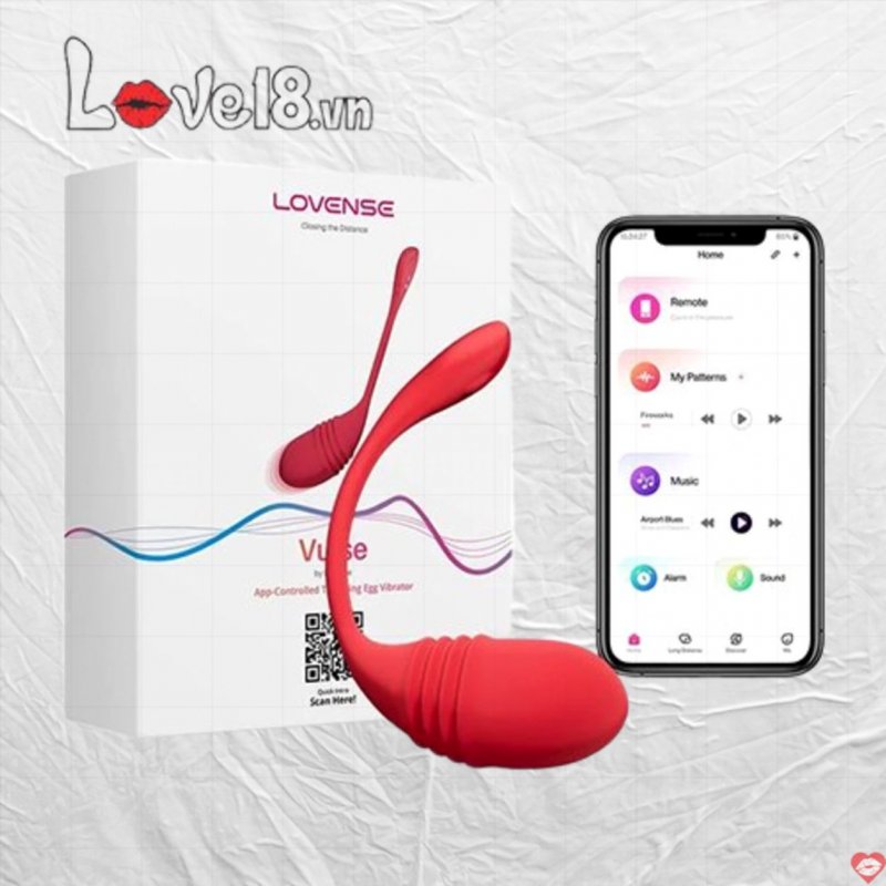 Trứng rung thụt điều khiển xa thông minh Lovense Vulse