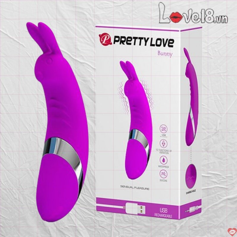 Trứng rung massage điểm G Pretty Love Bunny