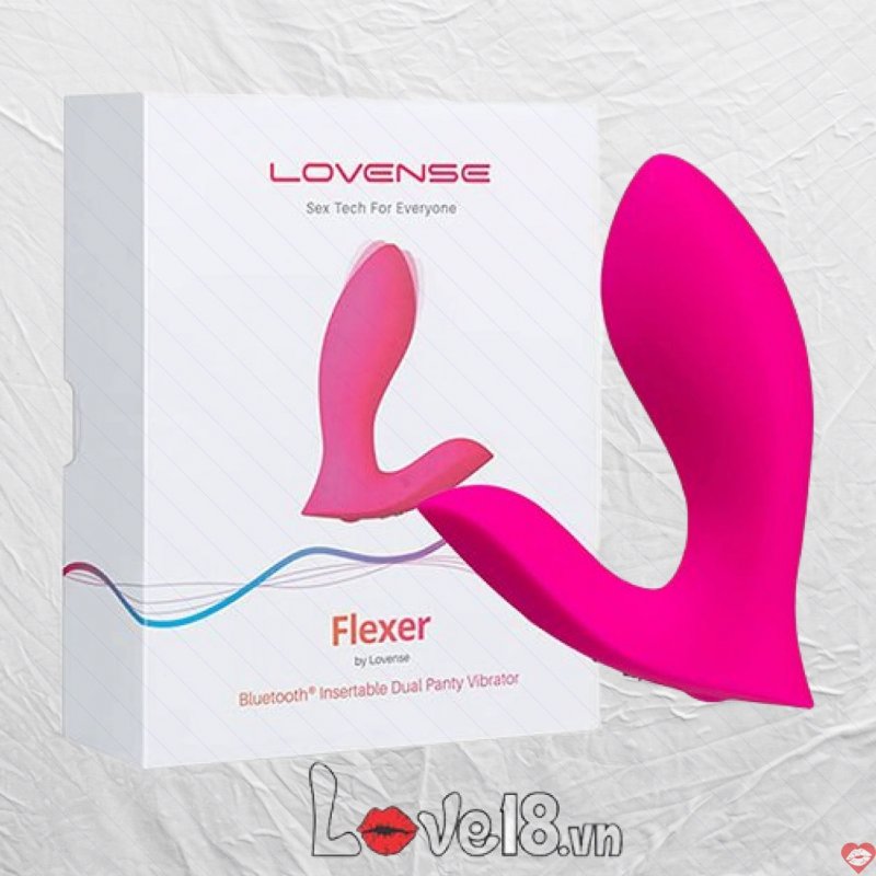 Trứng rung gắn quần lót kích thích điểm G Lovense Flexer – Điều khiển qua app