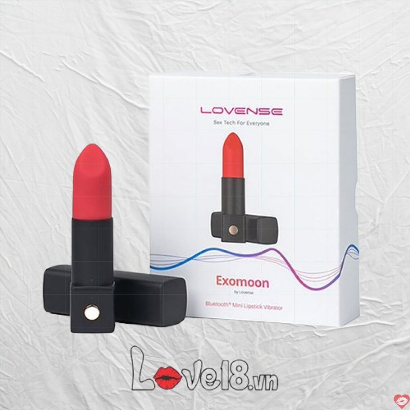 Máy rung cao cấp hình thỏi son Lovense Exomoon – Điều khiển qua app
