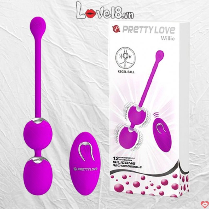 Bóng tập âm đạo có điều khiển xa Prettylove Willie