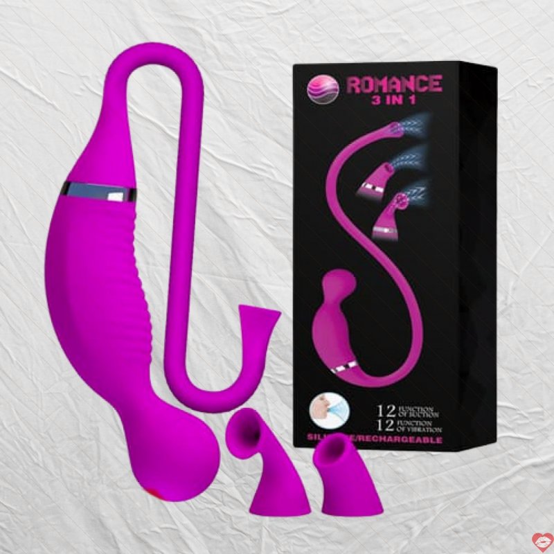 Romace Vibro – Máy Rung Mút Kích Thích Âm Hộ 3 Trong 1 - SHP1095