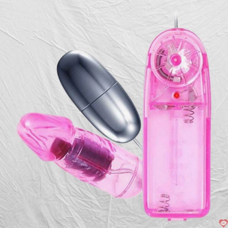 Trứng rung tình yêu inox 2 đầu Baile
