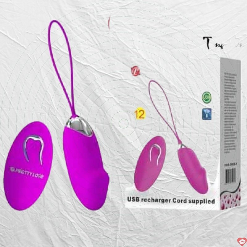 Trứng rung silicone không dây 12 chế độ Prettylove Julia