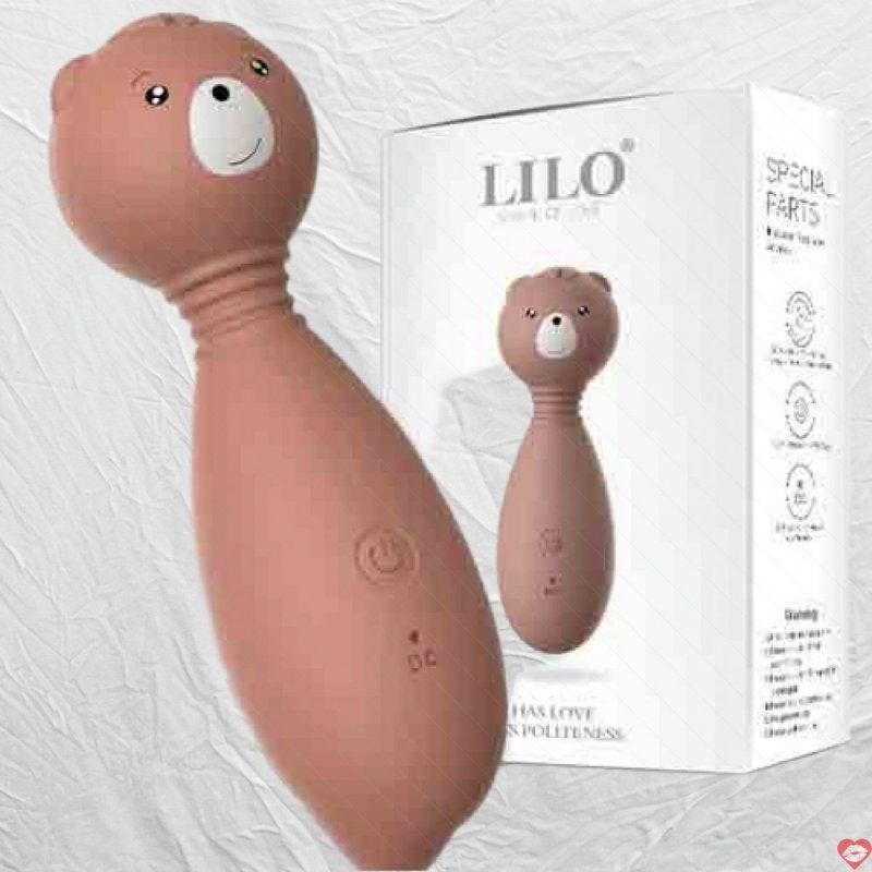 Chày rung massage hình gấu LiLo 12 chế độ