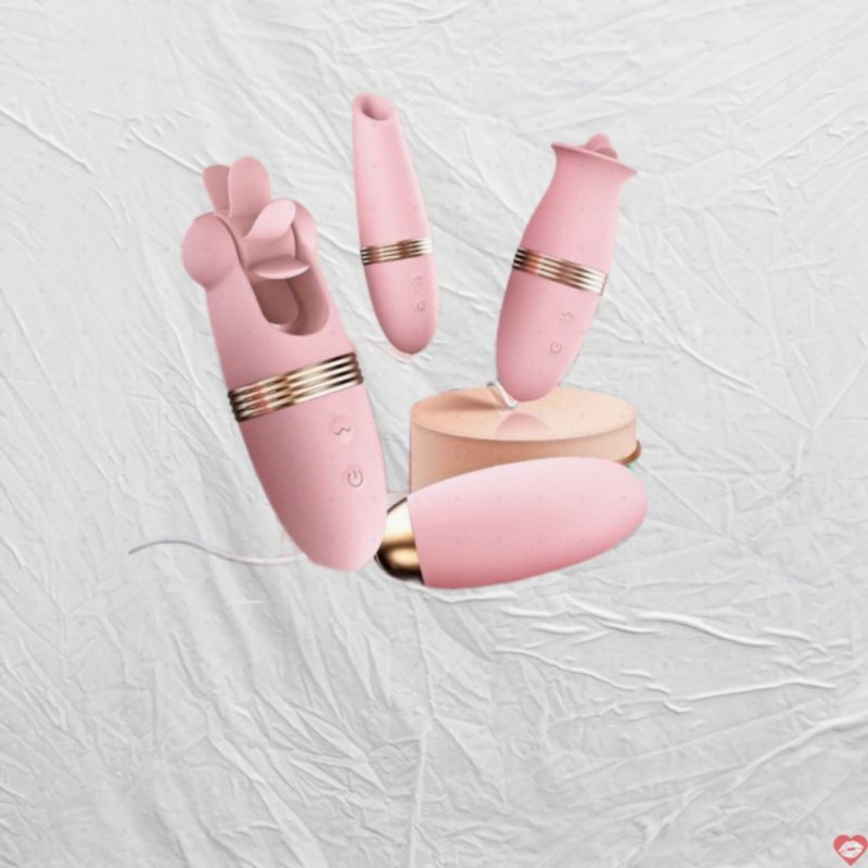 Trứng massage LiLo 3 đầu phụ Rung hút liếm