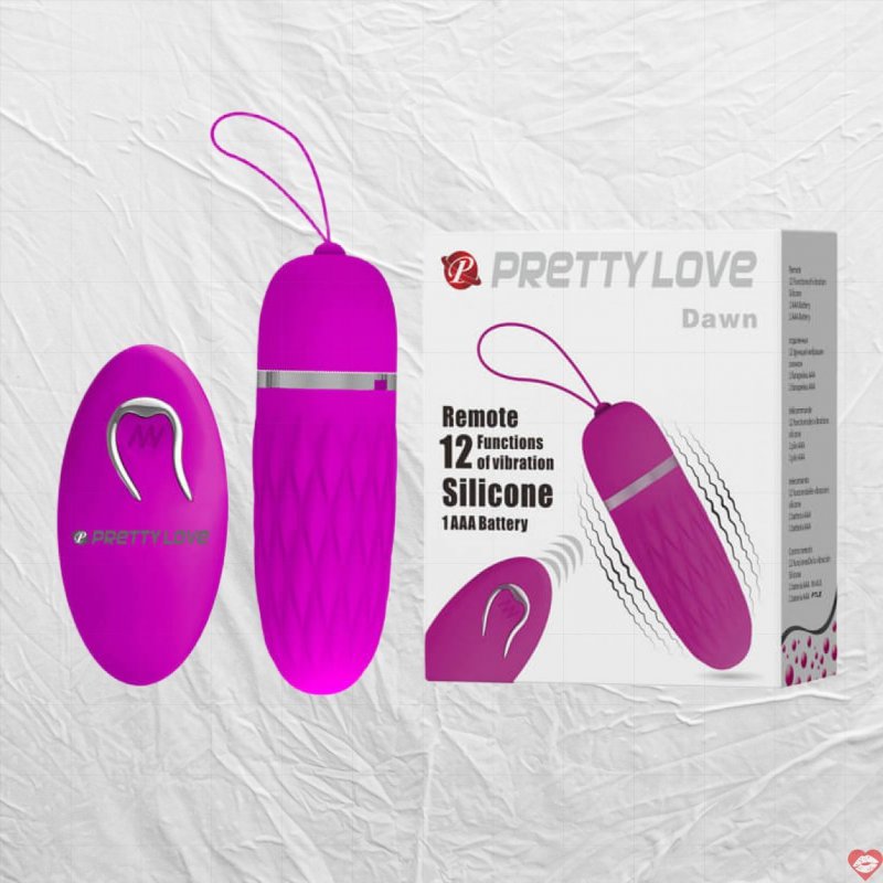Trứng Rung PrettyLove Dawn 12 Chế Độ Điều Khiển Remote