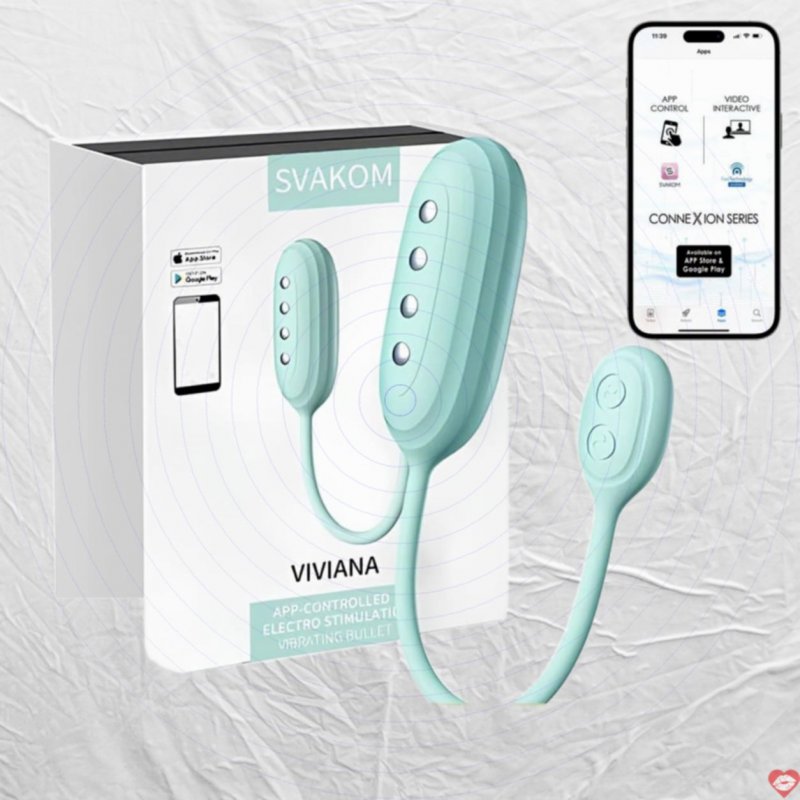 Trứng rung sốc điện kết nối App Svakom Viviana