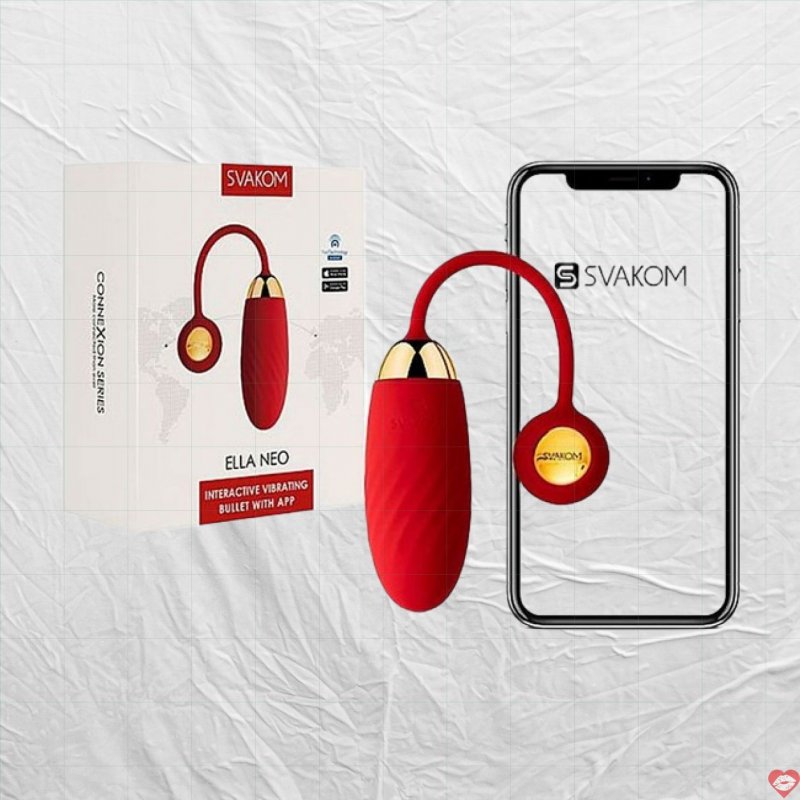 Trứng rung điều khiển từ xa tương tác qua app Svakom Ella Neo