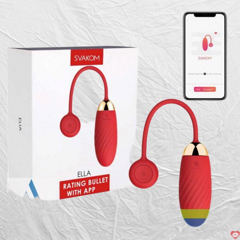 Trứng rung siêu mạnh điều khiển bằng điện thoại smartphone Svakom Ella