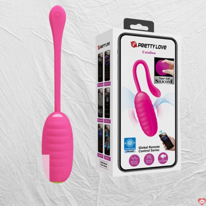 Trứng rung silicone điều khiển app điện thoại Pretty Love Catalina