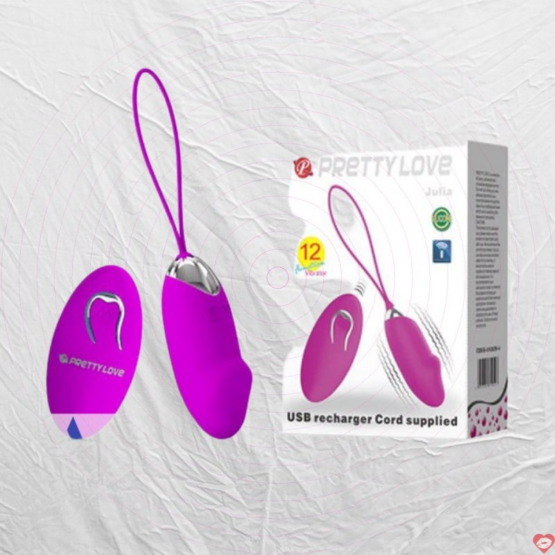 Sex toy trứng rung điều khiển từ xa Pretty Love Julia