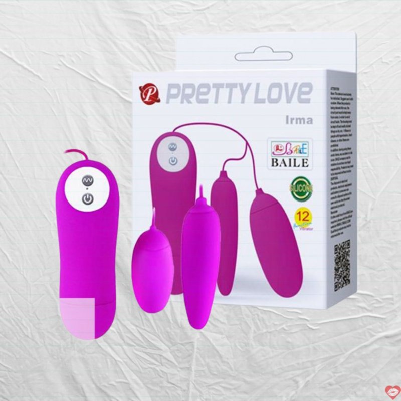 Trứng rung 2 đầu Pretty Love Irma