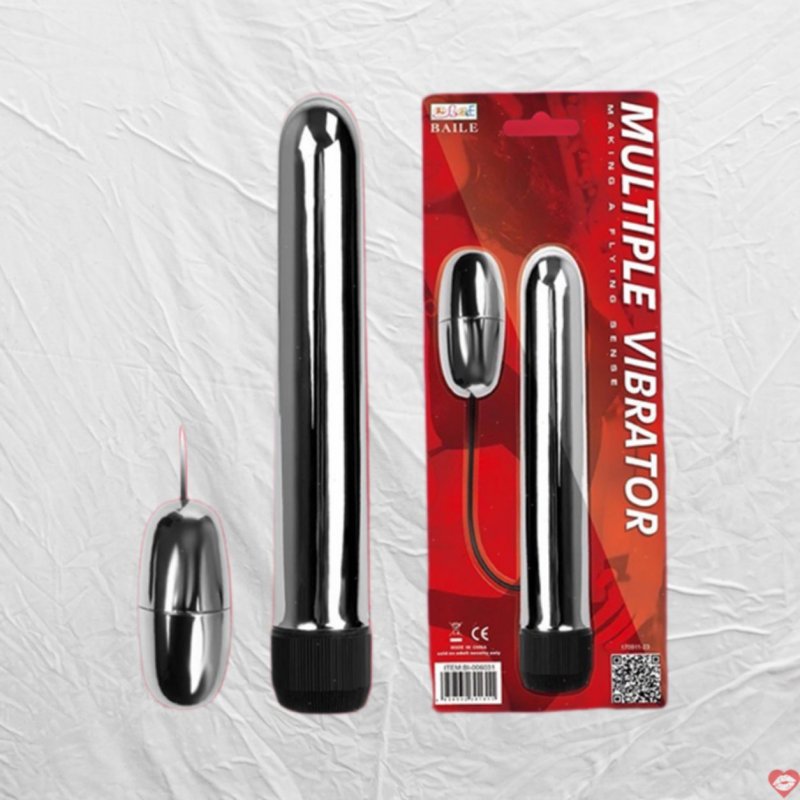 Que rung kết hợp trứng rung inox Baile Multiple Vibrator