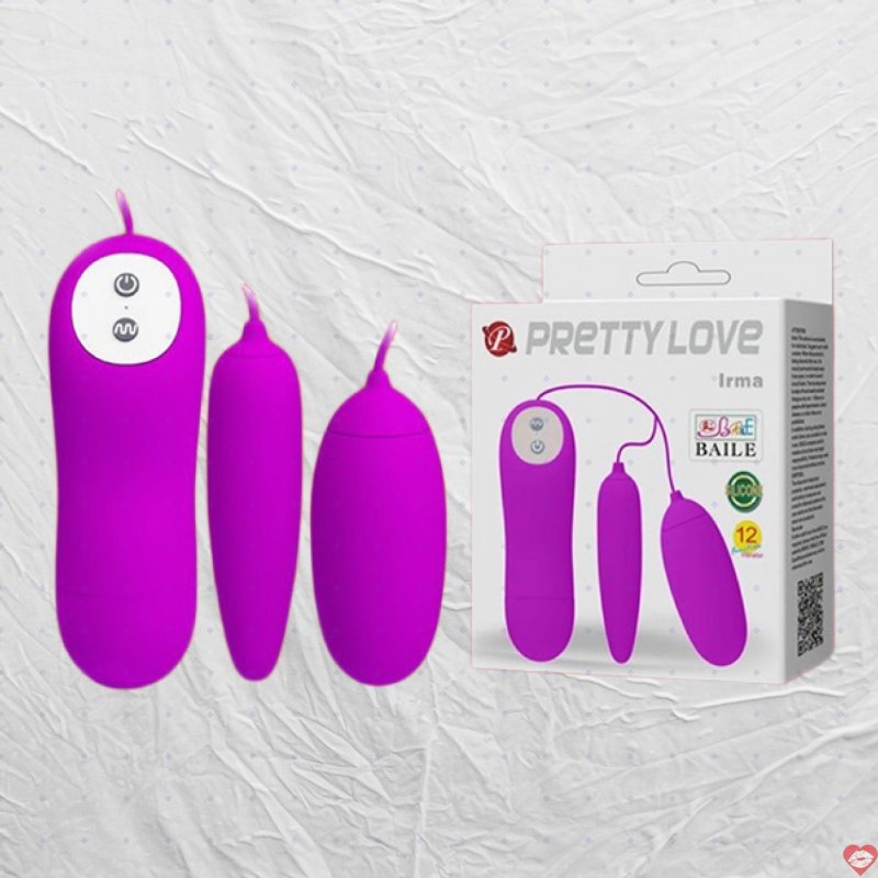 Trứng rung 2 đầu Pretty Love Irma 12 chế độ