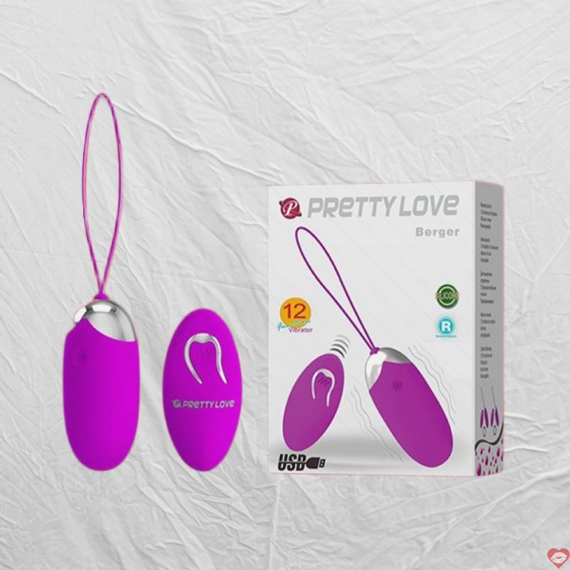 Trứng rung Pretty Love Berger 12 chế độ điều khiển từ xa