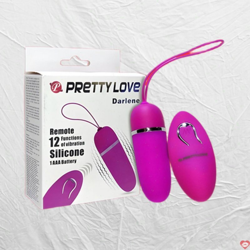 Trứng rung Pretty Love Darlene điều khiển từ xa 12 chế độ