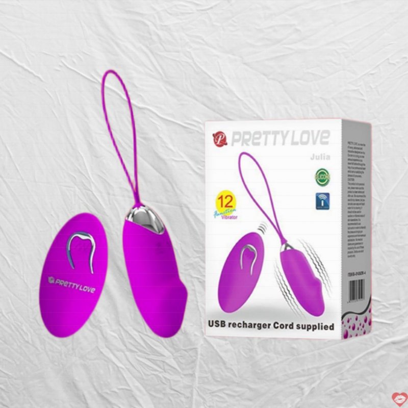 Trứng rung điều khiển từ xa Pretty Love Julia 12 chế độ