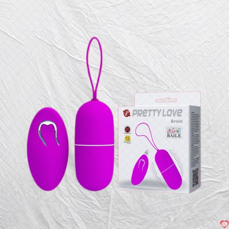 Trứng rung điều khiển từ xa Pretty Love Arvin 12 chế độ