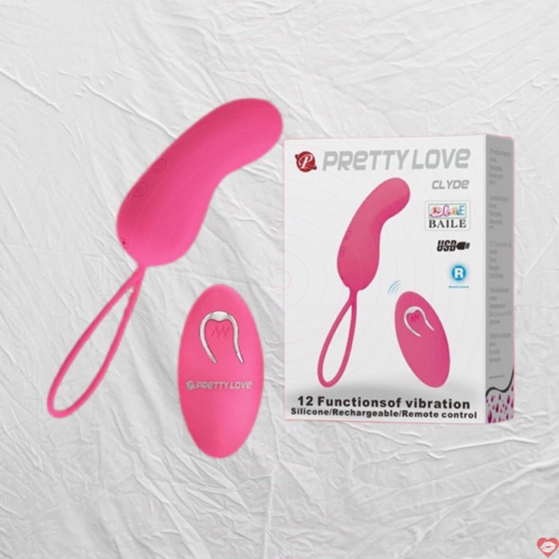 Trứng rung Pretty Love Clyde điều khiển từ xa 12 chế độ