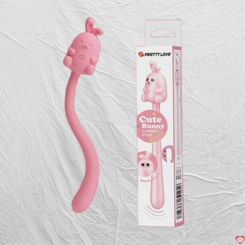 Que rung thỏ Pretty Love Cute Bunny uốn dẻo kích thích 7 chế độ