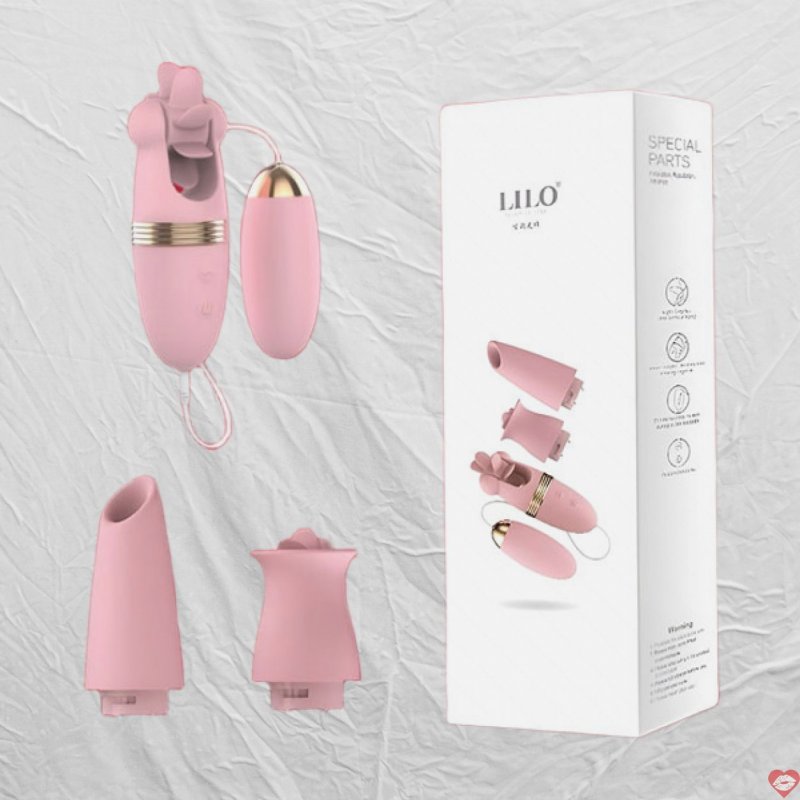 Bộ trứng rung đa năng LILO - 3 đầu thay thế - 12 chế độ rung