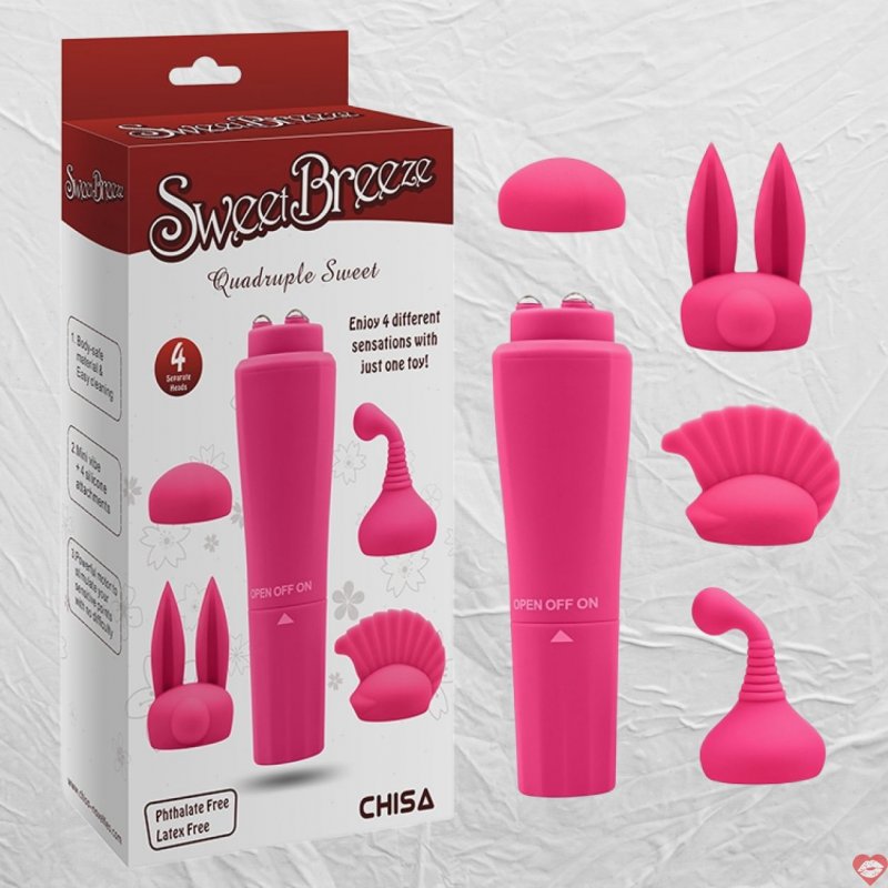 Máy rung mini 3 đầu Chisa Sweet