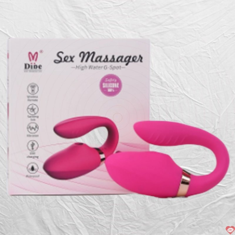 Máy rung bú 2 đầu Dibe G-spot điều khiển xa
